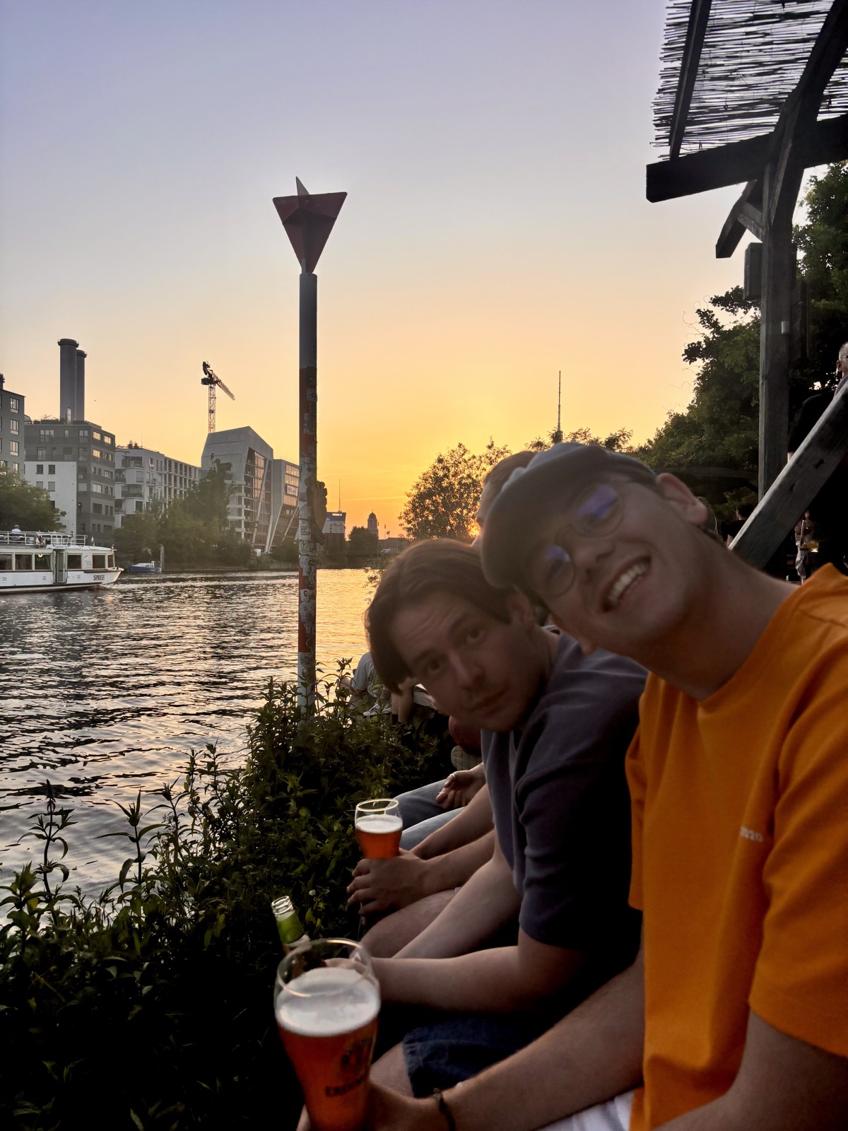 Hanging out with friends